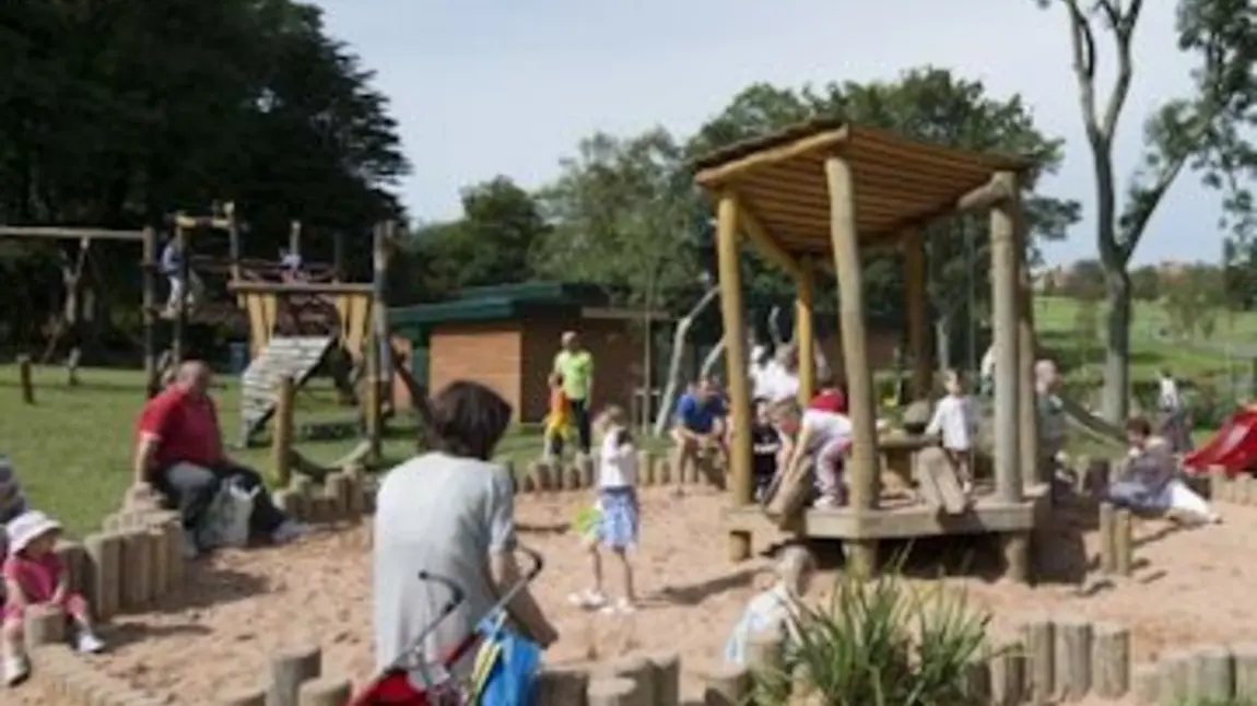 Childrens play area in Barnes Park, Sunderland