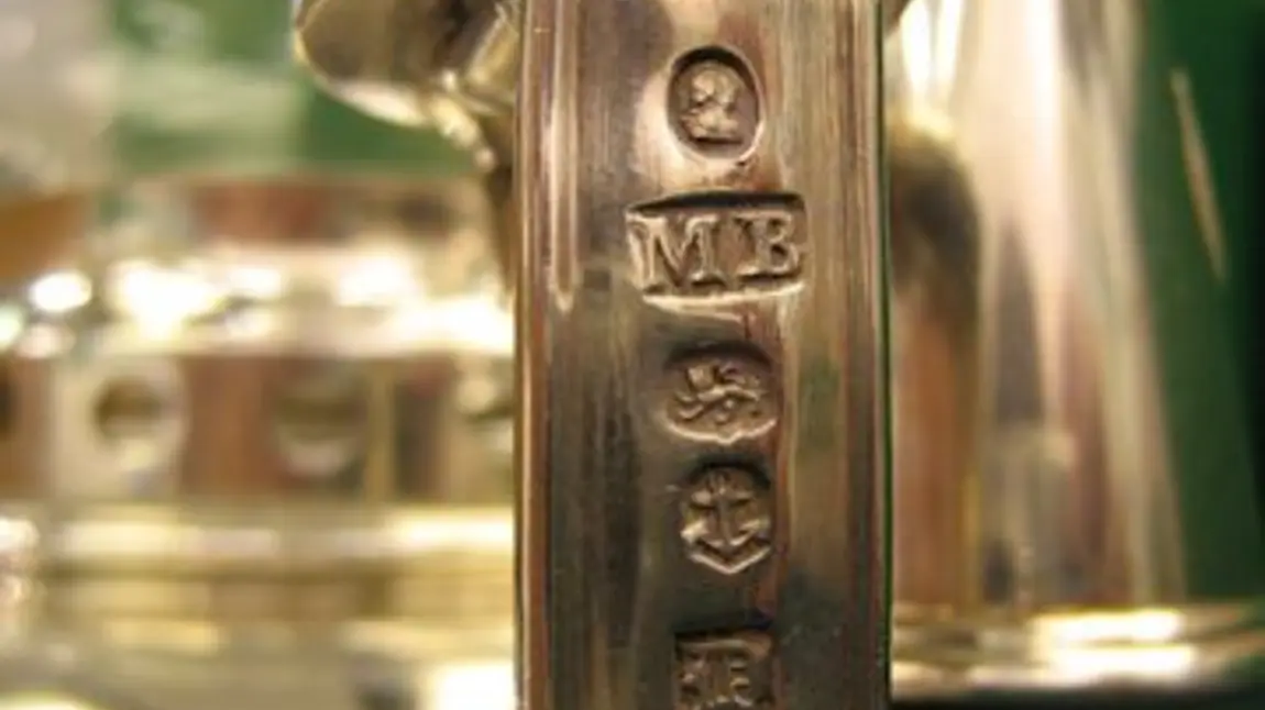 Hallmarking on a Boulton silver chamberstick