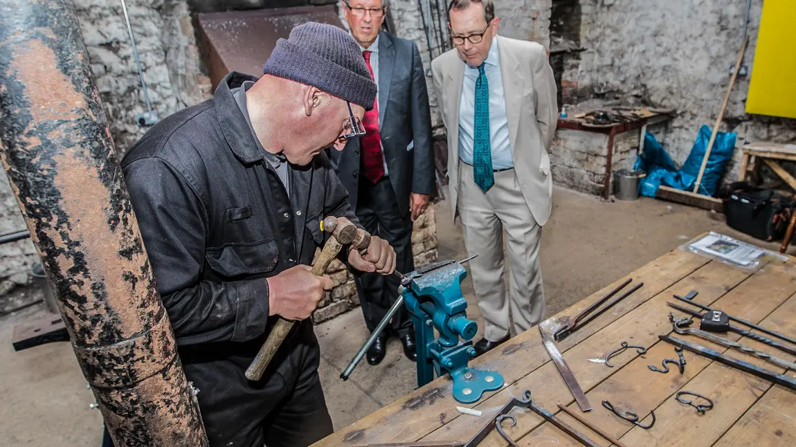 Sir Peter Luff, HLF Chair and Ioan Thomas, Harbour Trust Chair