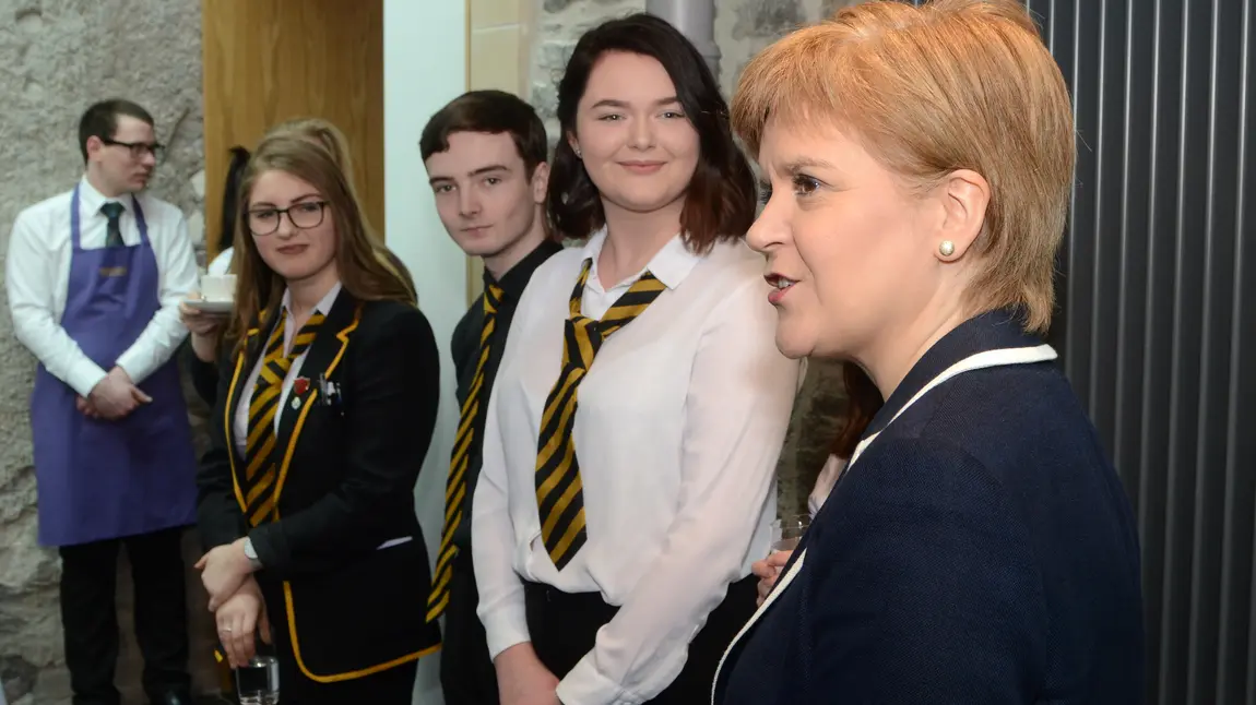 Nicola Sturgeon at the opening of Museum nan Eilean