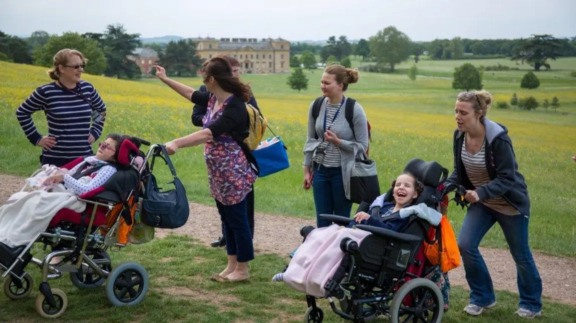 Teachers, carers and children taking part in Potter and Ponder