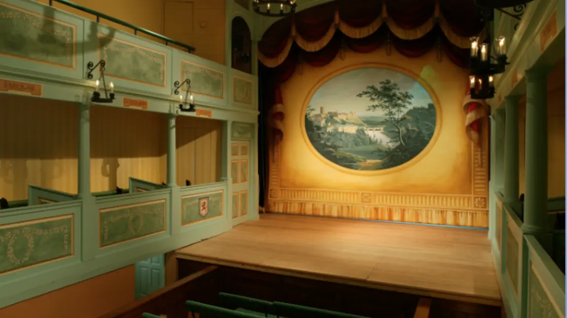 Interior of Georgian Theatre Royal