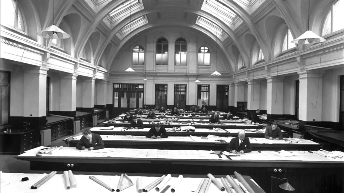 The Harland and Wolff drawing offices in Belfast