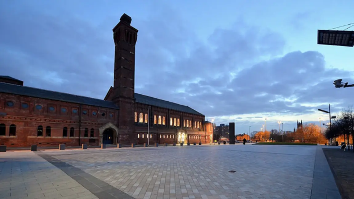 The exterior of Ashton Old Baths