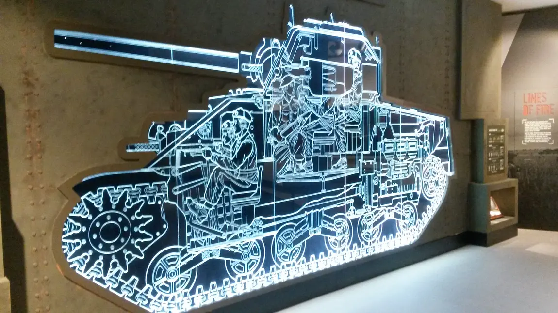 York Army Museum Zone One tank