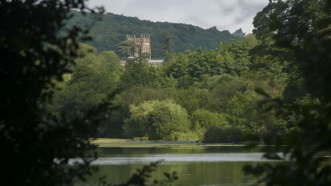 The Milton Abbey landscape designed by Capability Brown