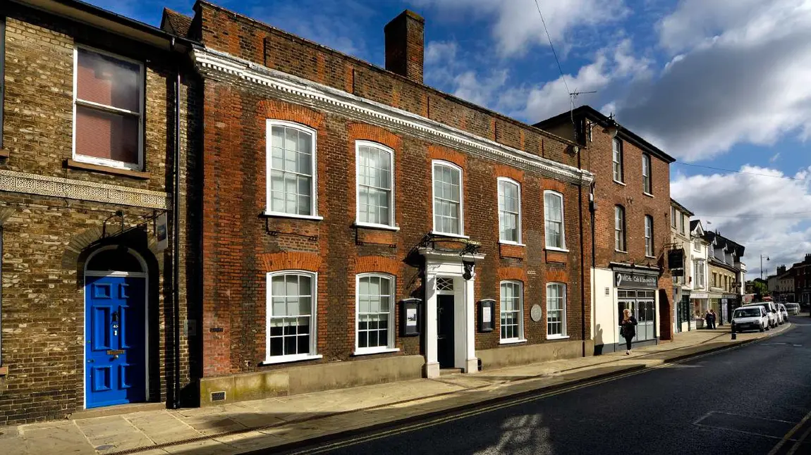 Georgian facade of Gainsborough's House