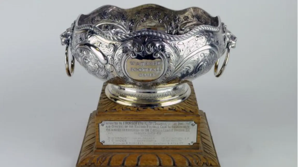 Watford Football Club's first ever trophy