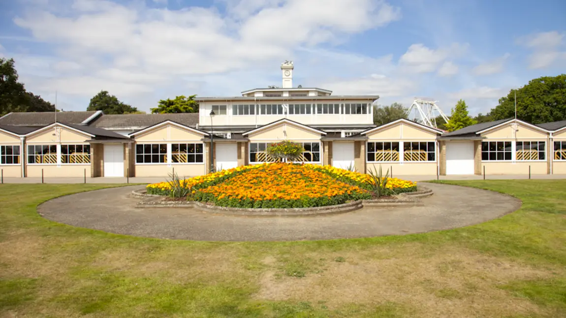 The historic pavilion