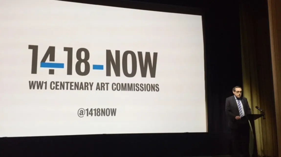 Sir Peter Luff announcing the 2016 14-18 NOW programme