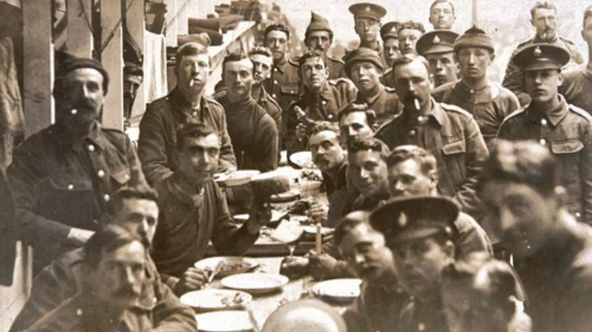 Soldiers in the South Downs Battalions, 1914