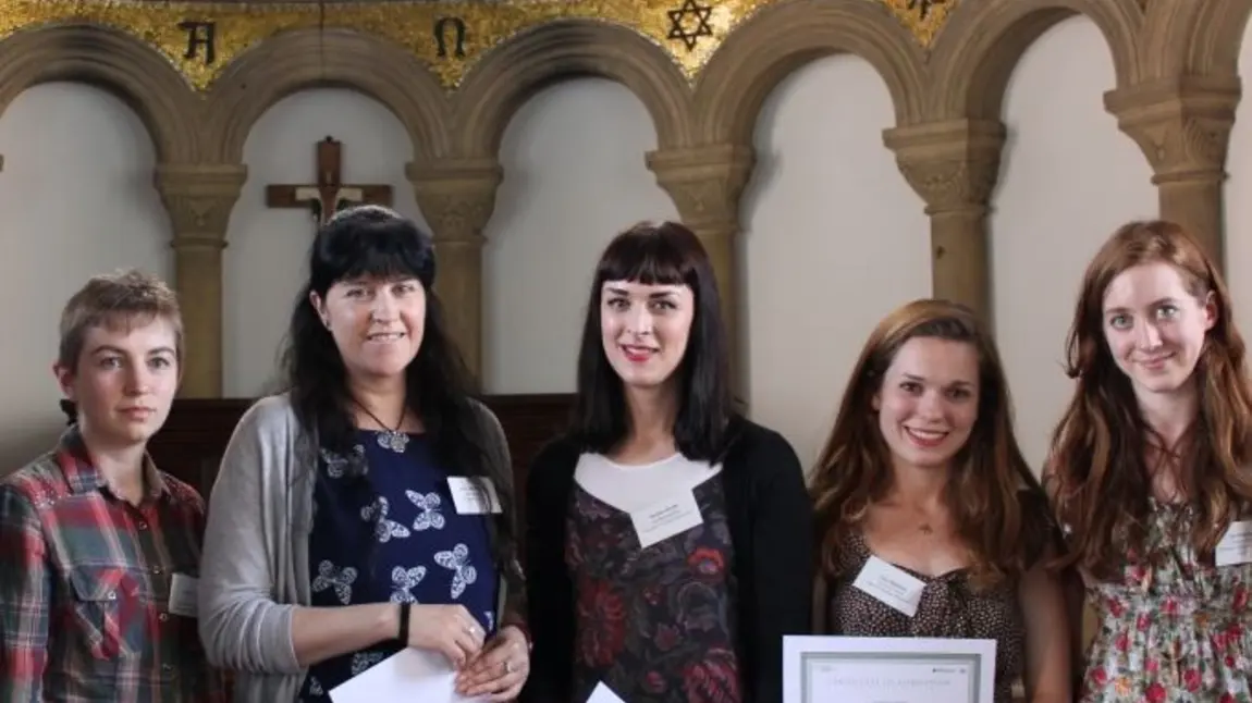 The trainees, Alison Winston, Kerry Whitehouse, Anneka Muller, Lucy Maycock and Dee McKeown