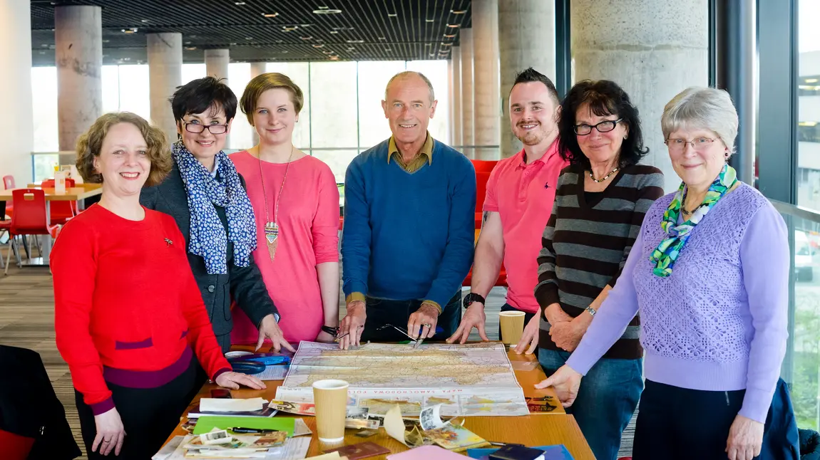 Some of the project team