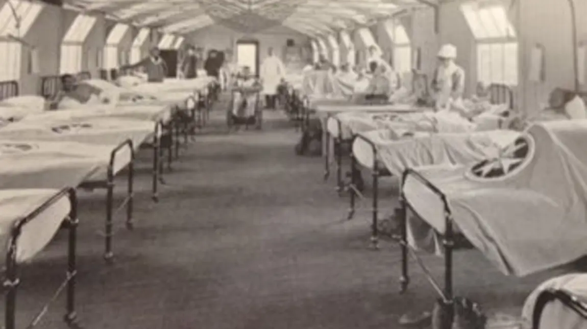 The surgical ward at St John Ambulance hospital in Etaples