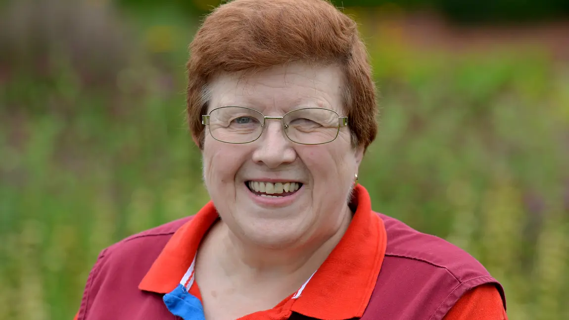 Patricia Roberts, a volunteer at Burslem Park Patricia Roberts, a volunteer at Burslem Park