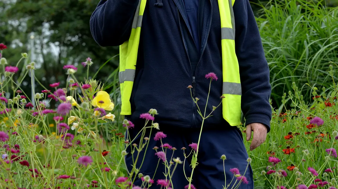 Tom Emery, a volunteer at Burslem Park Tom Emery, a volunteer at Burslem Park