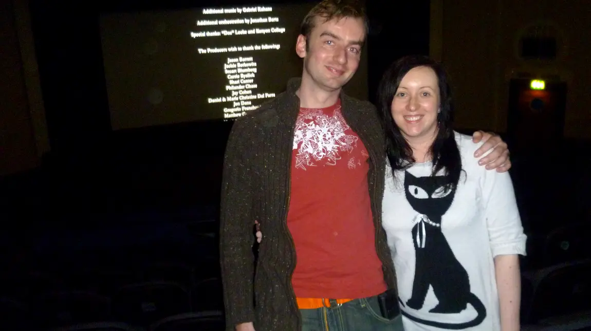 Derek and Louise at the HLF-supported Glasgow Film Theatre
