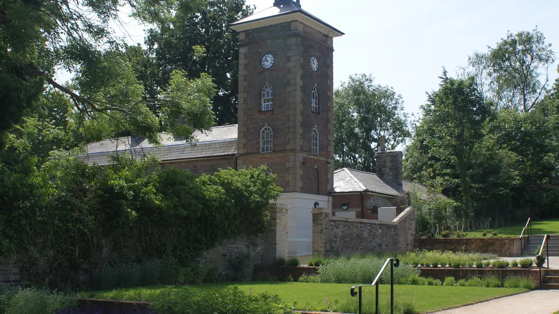 Holywells Park stable block which now houses a new cafe