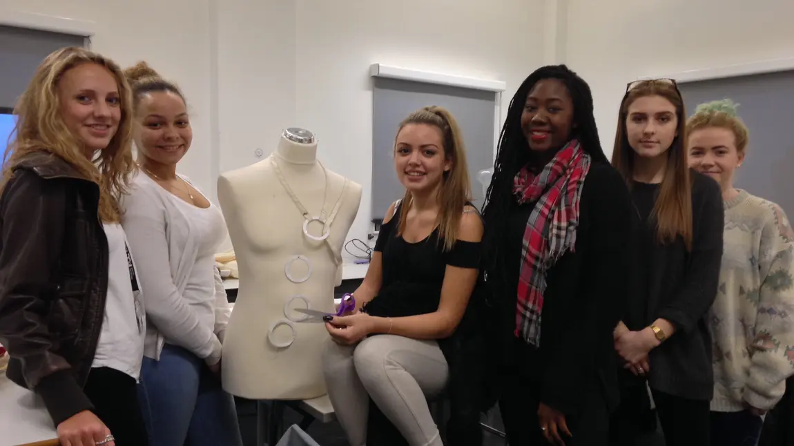 London fashion students involved in the Savile Row project