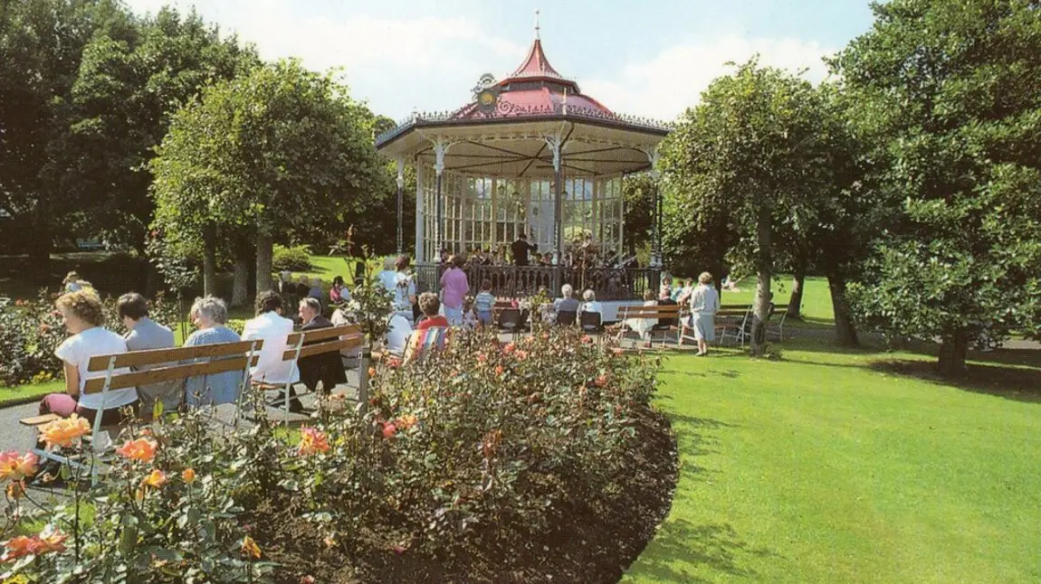 The bandstand at Warrenpoint Park