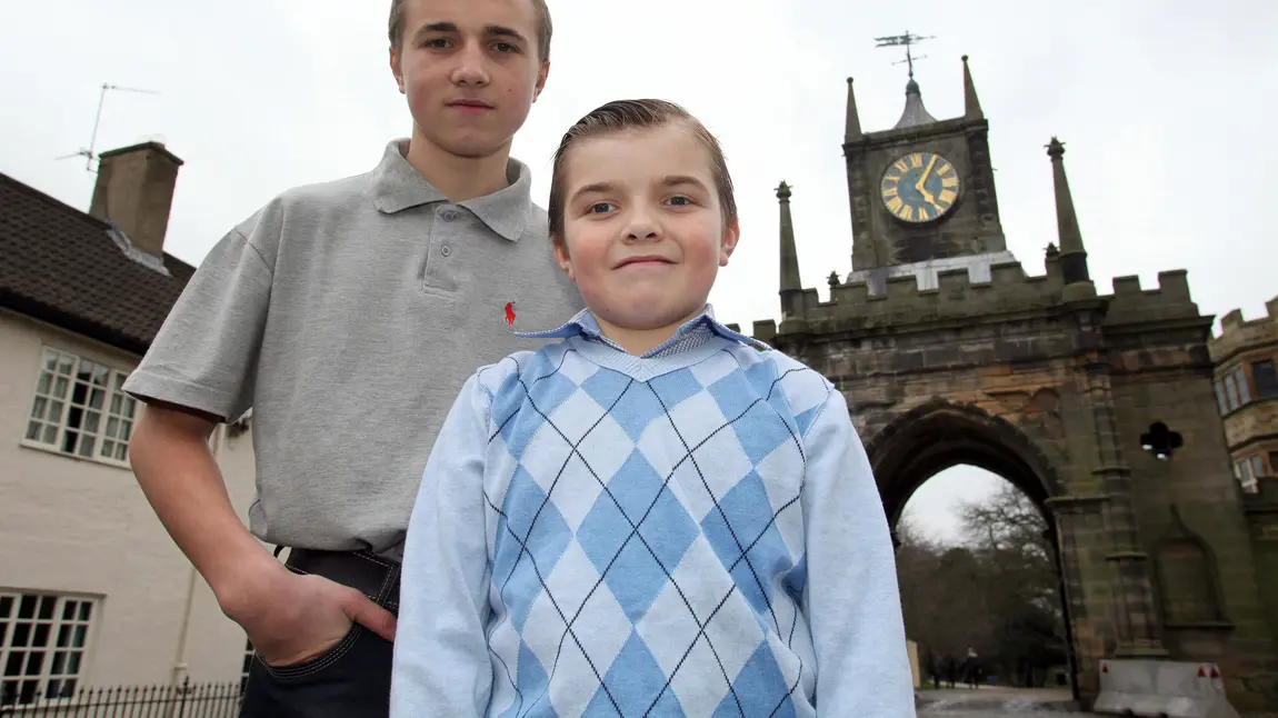 John and BillyJoe Robinson at Auckland Castle